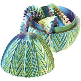 3D Printed Snake Scale Egg Fidget Toy with Egg Included (Multiple Colors) Simple Exclusive Green/Blue/Purple